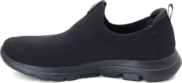 Skechers Women Go Walk 5 Trendy Walking Shoes Black - Image 2
