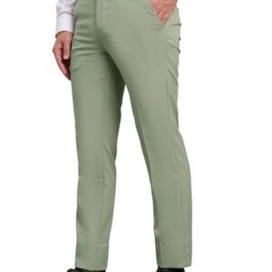 SaintX Men's Premium Stretchable Formal Trouser with Techno Flex Waistband | Slim Fit Pants | Office Wear/Executive Wear