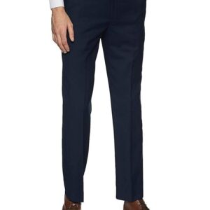 PROLIFE Men's Slim FIT Classic Formal Trousers Pants (Blue)