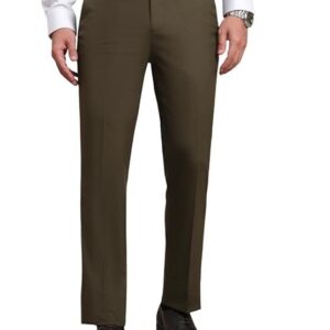 SaintX Men's Premium Stretchable Formal Trouser with Techno Flex Waistband | Slim Fit | Italian Design | Triple Blend Special Fabric Pants | Office Wear/Executive Wear