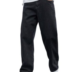 KOTTY Mens Regular Fit|Classic Design with Stylish Look |Day Comfort|Mide Rise Strachable Jeans Carbon Black