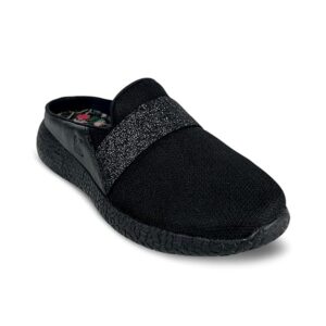 KazarMax Women Cushioned Comfortable Lightweight Clogs | Mules Black