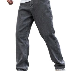 KOTTY Mens Regular Fit|Classic Design with Stylish Look |Day Comfort|Mide Rise Strachable Jeans Light Grey