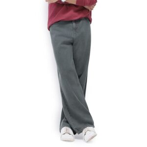 Urbano Fashion Men's Loose Mid Rise Jeans Grey