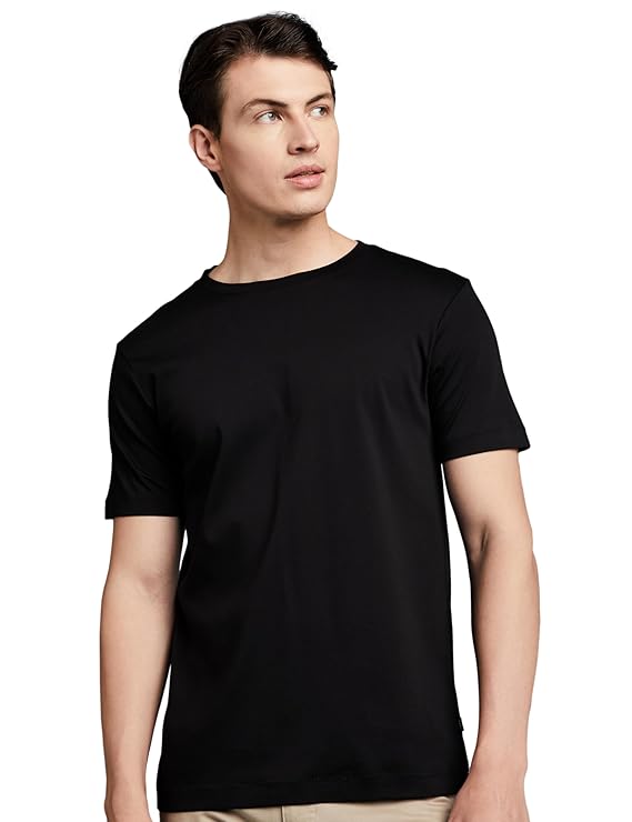 Symbol Premium Men's Super Soft Round Neck Solid T-Shirt Regular Fit