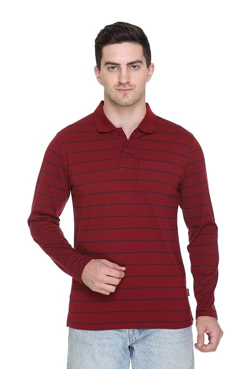GODFREY Cotton Polo T Shirts for Men Pocket