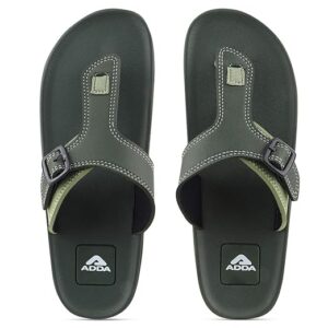 ADDA (LABEL) Men's Flip-Flops Olive