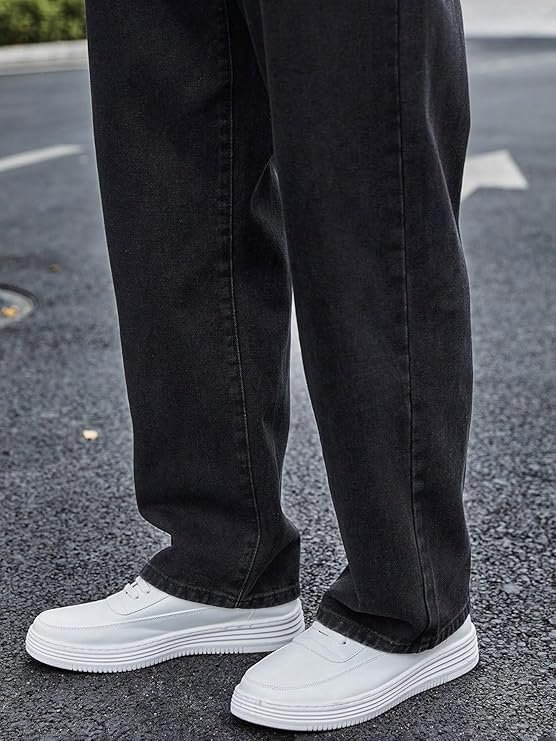 KOTTY Mens Regular Fit|Classic Design with Stylish Look |Day Comfort|Mide Rise Strachable Jeans Carbon Black - Image 3