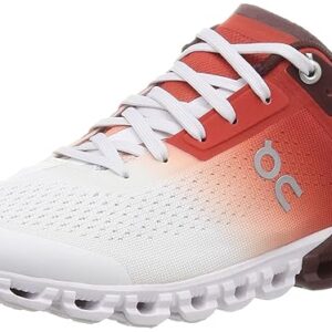On Womens Cloudflow Wide 1 Sneaker Rust White