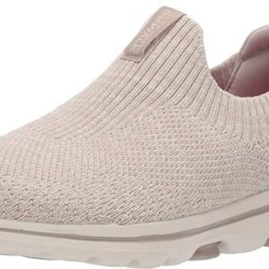 Skechers Women Go Walk 5 Trendy Walking Shoes Taupe