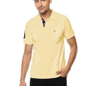 AMERICAN CREW Men's Polo T-Shirt with Pocket Tshirts