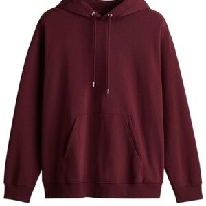 Glowic Men?s Hoodie | Oversized Stylish Sweatshirt for Winter Wear | Trendy Casual Hoodie for Men | Perfect for Gym, Travel, Streetwear Fashion Maroon