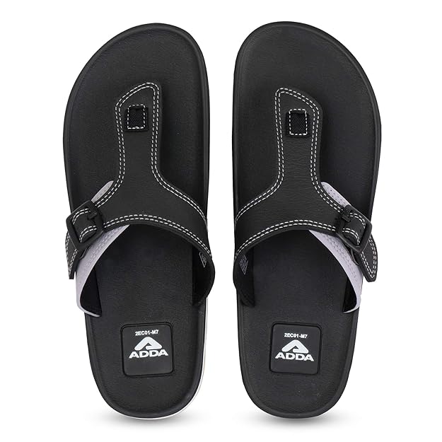 ADDA (LABEL) Men's Flip-Flops Black