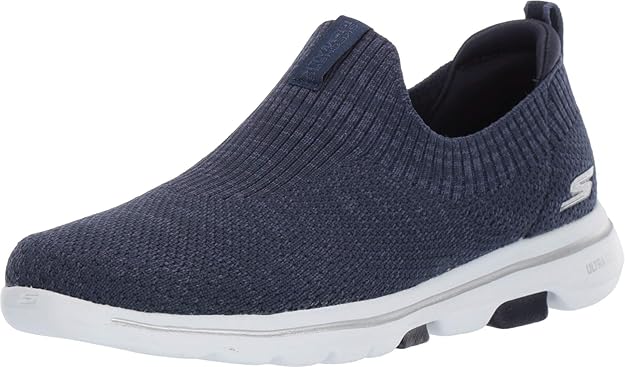 Skechers Women Go Walk 5 Trendy Walking Shoes Navy