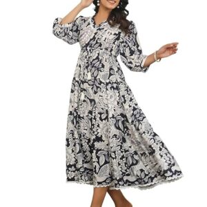 GRECIILOOKS Dress for Women Stylish | One Piece Dress for Women Long | Women Dress | Long Dress for Women | Maxi Dress for Women Black