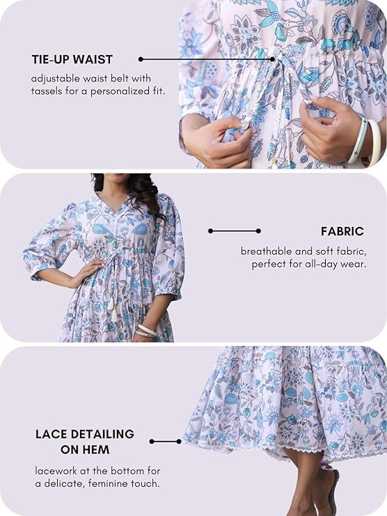 GRECIILOOKS Dress for Women Stylish | One Piece Dress for Women Long | Women Dress | Long Dress for Women | Maxi Dress for White - Image 3