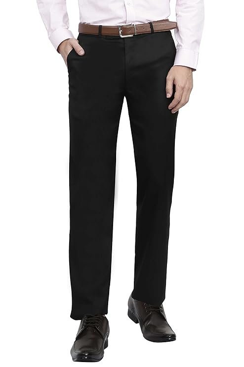 McHenry Men's Regular Fit Formal Trousers