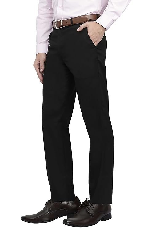 McHenry Men's Regular Fit Formal Trousers - Image 3