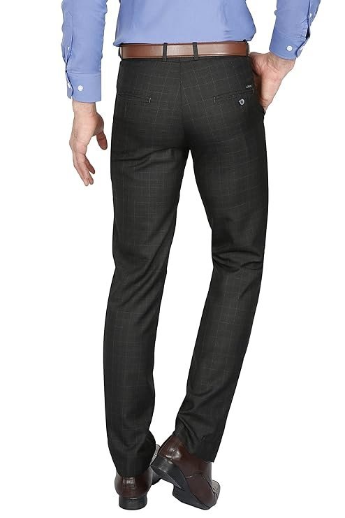 McHenry Mens' Regular Fit Poly Blended Formal Trousers - Image 3