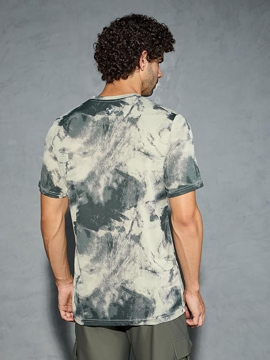 TECHNOSPORT Men's Polyester Regular Fit T-Shirt - Image 2