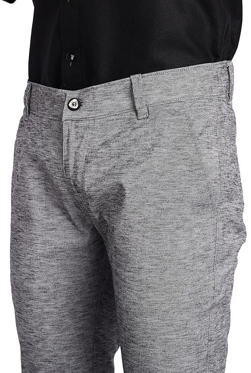 Majestic Man Men's Slim Fit Mid Rise Trouser - Image 3